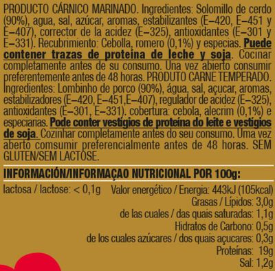 Solomillo de cerdo extratierno al romero ElPozo 650g aproximadamente