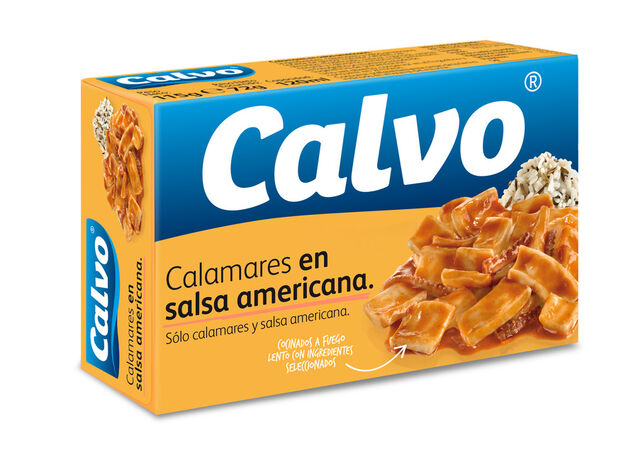 Calamar en salsa americana Calvo 72g