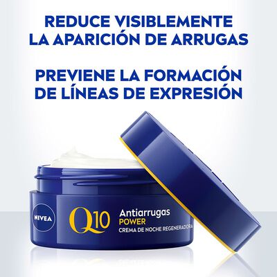 Crema facial de noche Nivea Q10 50ml power antiarrugas piel normal