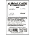 Hogaza de maíz y cereales con un peso de 300g