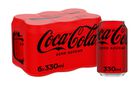 Refresco Coca-Cola Zero Az&uacute;car 33cl Pack lata 6