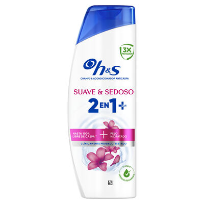 Champ&uacute; suave y sedoso 2 en 1 H&S 300 ml