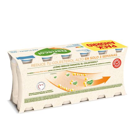Bebida láctea Danacol colesterol pack 12 natural