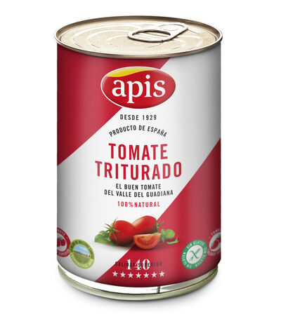 Tomate triturado natural categoria extra Apis 400g