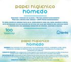 Papel higiénico húmedo Lanta 100 uds