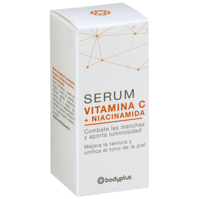 Serum facial con vitamina c y niacinamida Bodyplus 30 ml