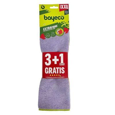 Bayeta microfibra Bayeco 3+1u gratis XXL