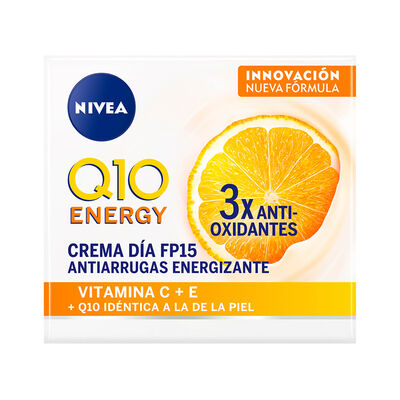 Crema facial de día Nivea Q10 50ml energy antiarrugas