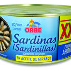 Sardinilla en aceite de girasol Orbe 650g