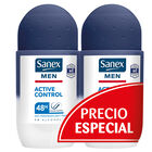 Desodorante roll-on Sanex pack 2 men active control