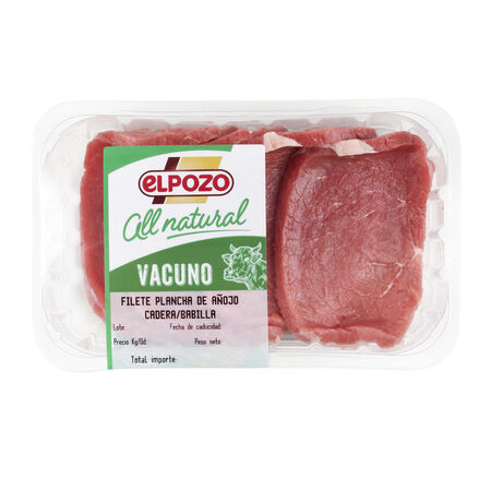 Filete de añojo plancha All Natural ElPozo 350g aproximadamente