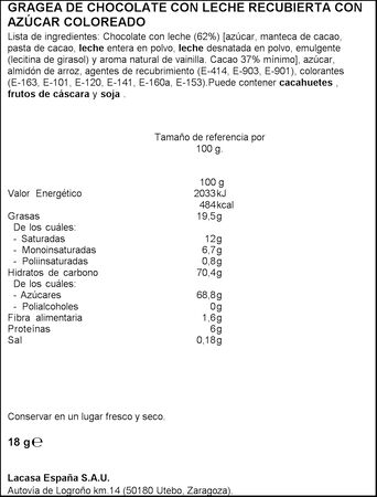 Bolas de navidad Lacasitos 18g