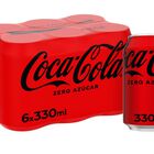 Refresco Coca-Cola Zero Azúcar 33cl Pack lata 6