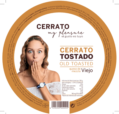 Queso viejo tostado Cerrato 3kg