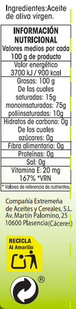Aceite de oliva virgen Alipende 1l