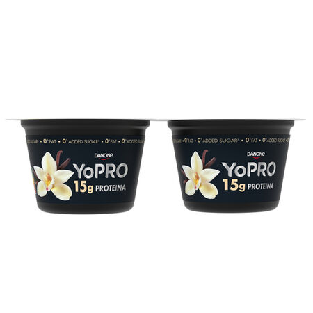Yogur proteínas Yopro pack 2 vainilla
