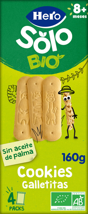 Galletas Hero Solo bio 160g
