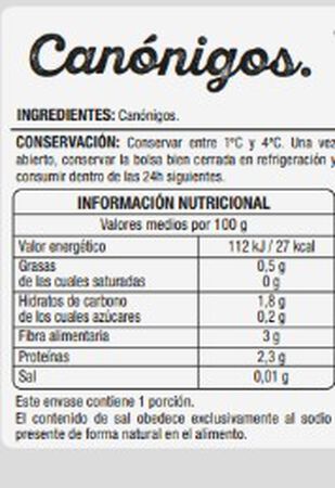 Canónigos Alipende 90 gr