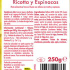 Ravioli con ricota y espinacas Scoiattolo 250g