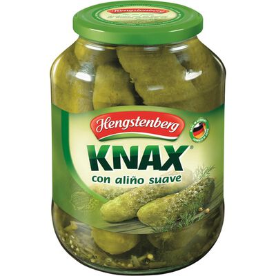 Pepinillos Hengstenberg tarro de cristal 850g