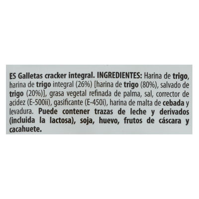 Crackers integrales Mels 500g
