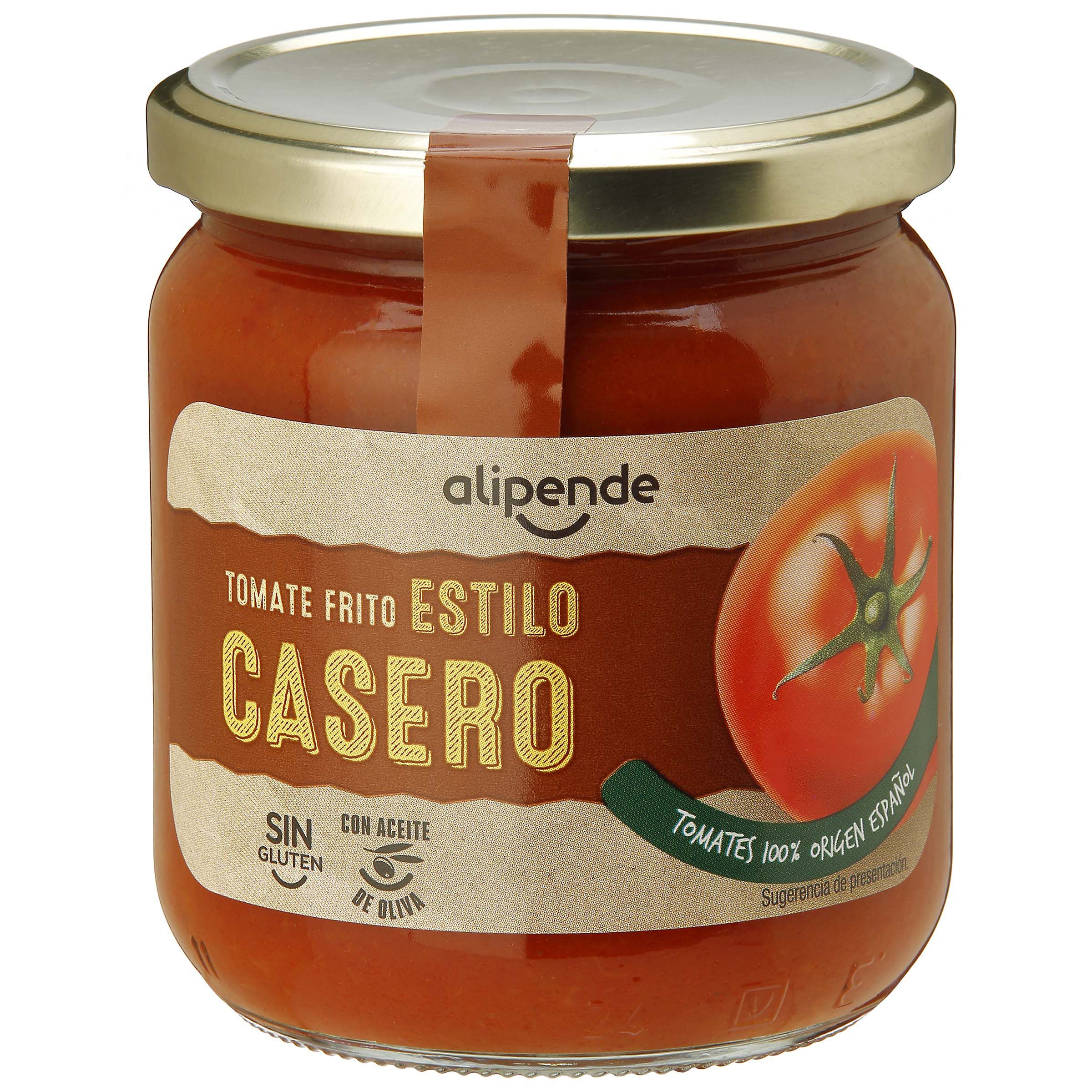 Tomate frito casero en aceite oliva Alipende 350g