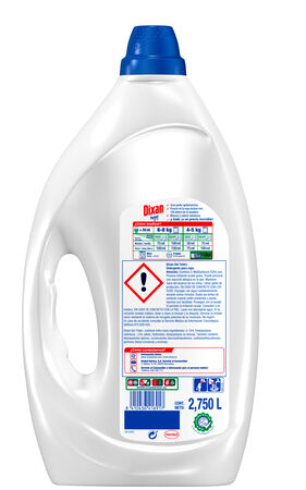 Detergente liquido Dixan 55 lavados limpieza higiénica