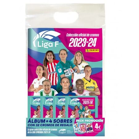 Álbum La Liga Femenina 23-24+ Cromos Panini 4 sobres