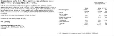 Chocolate con leche Milka 100g relleno de oreo