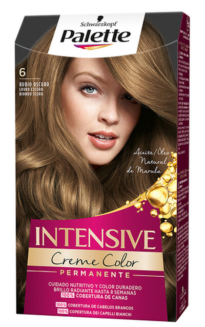 Tinte de cabello Schwarzkopf Palette n&ordm; 6 rubio oscuro