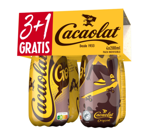 Batido Cacaolat 200ml pack 3+1