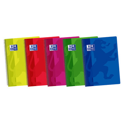 Cuaderno Espiral Oxford 4X4 Tapa Plástico