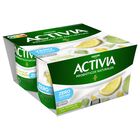 B&iacute;fidus probi&oacute;tico Activia desnatado 0% materia grasa pack 4 lima lim&oacute;n