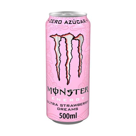 Bebida energética Monster Energy Ultra Strawberry Dreams 500ml Lata