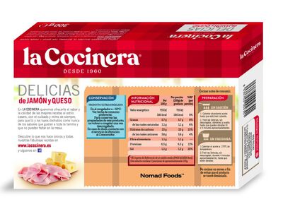 Delicia Jam&oacute;n y Queso Cocinera 300g