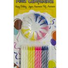 Velas cumpleaños 24 unidades surtidas