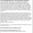 Patatas bravas con salsa brava y mayonesa 470g
