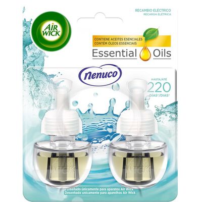 Ambientador eléctrico Airwick 2 unidades recambio pure Nenuco