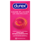 Preservativos Durex 12 uds dame placer con puntos y estr&iacute;as