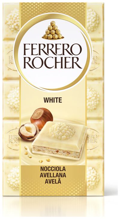 Chocolate blanco Ferrero Rocher 90g
