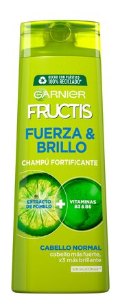 Champú fortificante Fructis 380ml fuerza&brillo