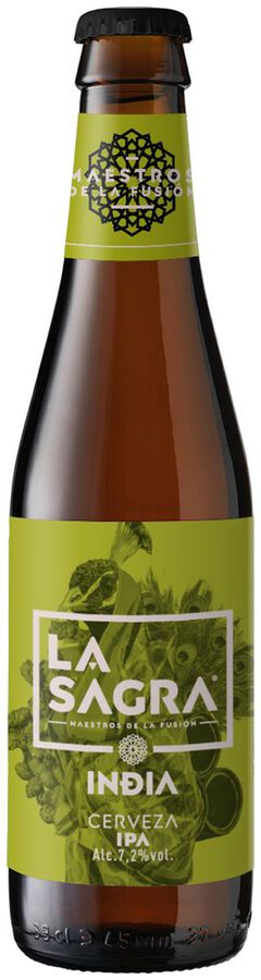 Cerveza IPA Sagra India botella 33cl