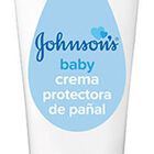 Crema protectora bebé pañal Johnson's 100ml alivio inmediato