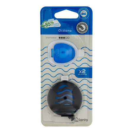Ambientador coche Lanta 4,5ml 2 unidades océano