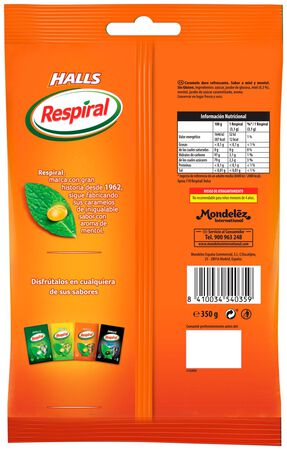 Caramelos Respiral 350g miel