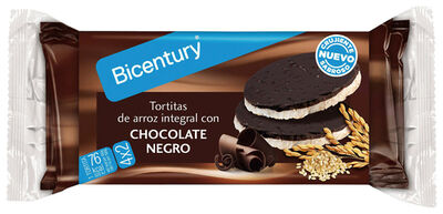 Tortitas de arroz integral Bicentury 130g chocolate