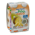 Yogur líquido Alipende pack 4 piña coco