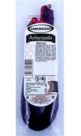Morcilla achorizada ib&eacute;rica Carchelejo pieza 250g