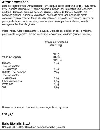 Paella campera Brillante 250g