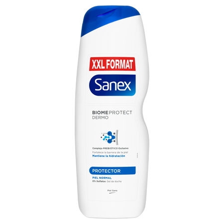 Gel de ducha o baño Sanex BiomeProtect Dermo piel normal, prebiótico, combate las bacterias 850ml